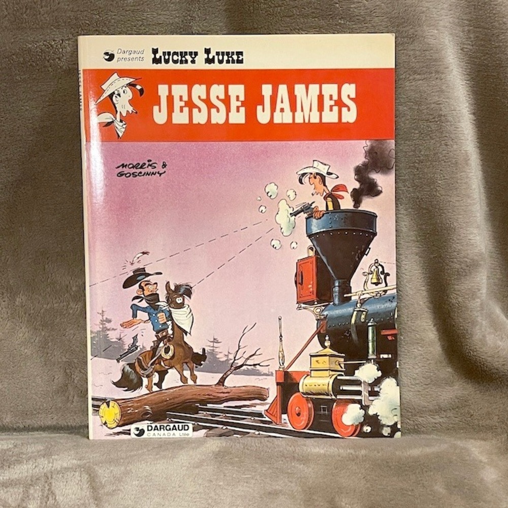 Lucky Luke Cinebook JESSE JAMES #4 Large Comic Book